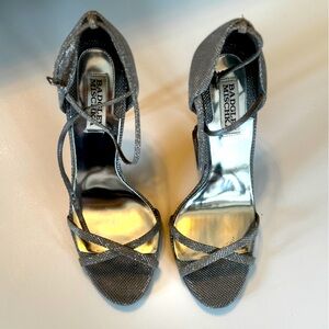 BADGLEY MISCHKA DOMINIQUE SILVER MESH 8 1/2M